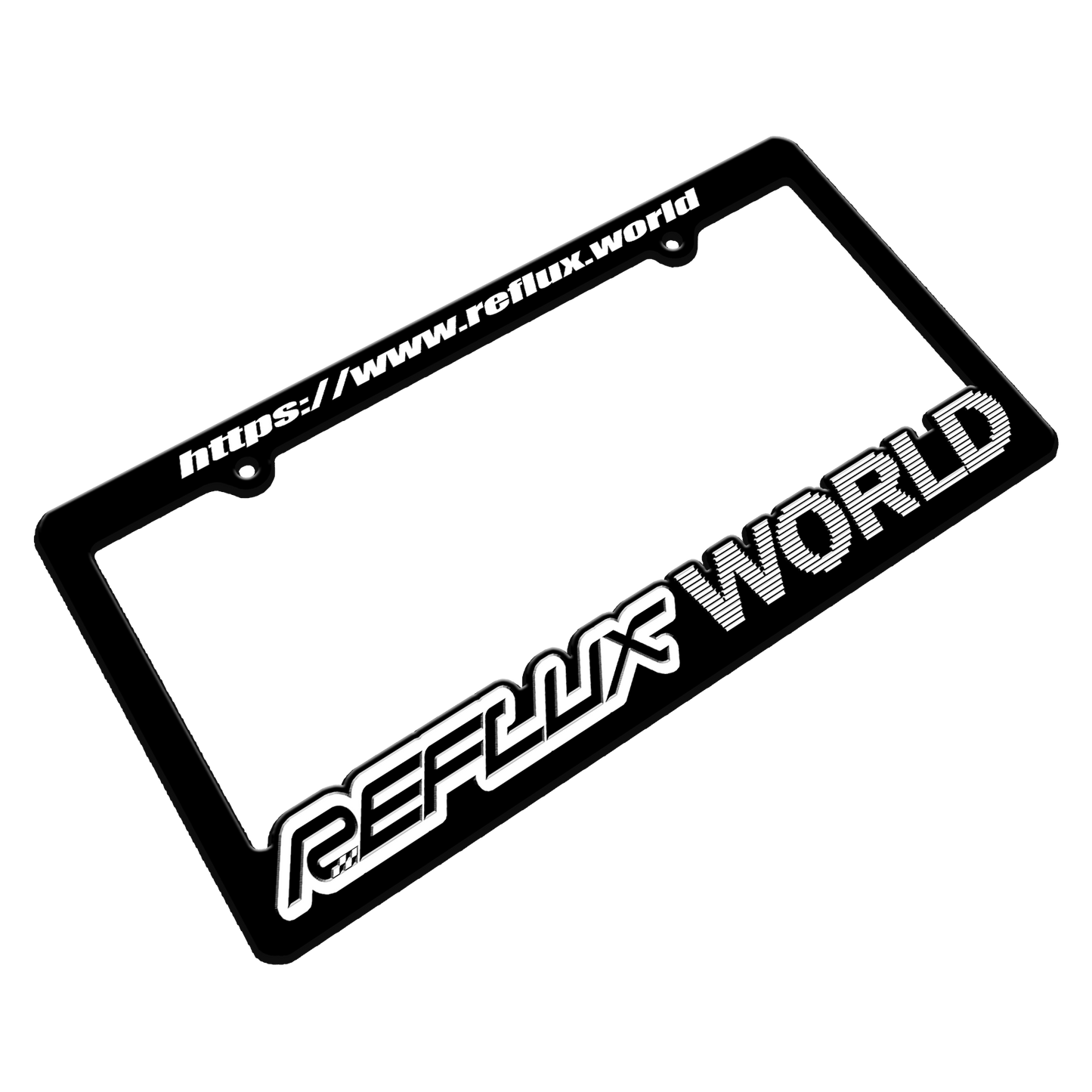 REFLUX URL - License Plate Frame