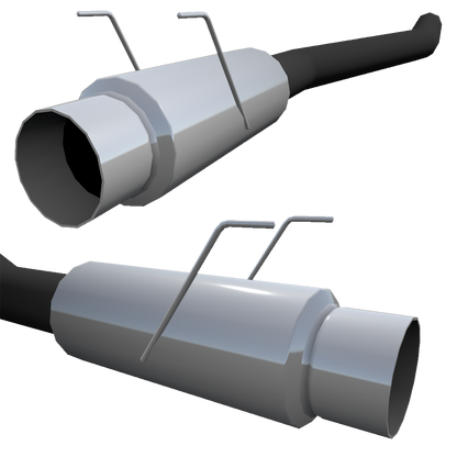 AHPP Hi-Flow Stubby Single Exit Exhaust System