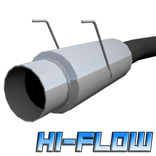 AHPP Hi-Flow Stubby Single Exit Exhaust System