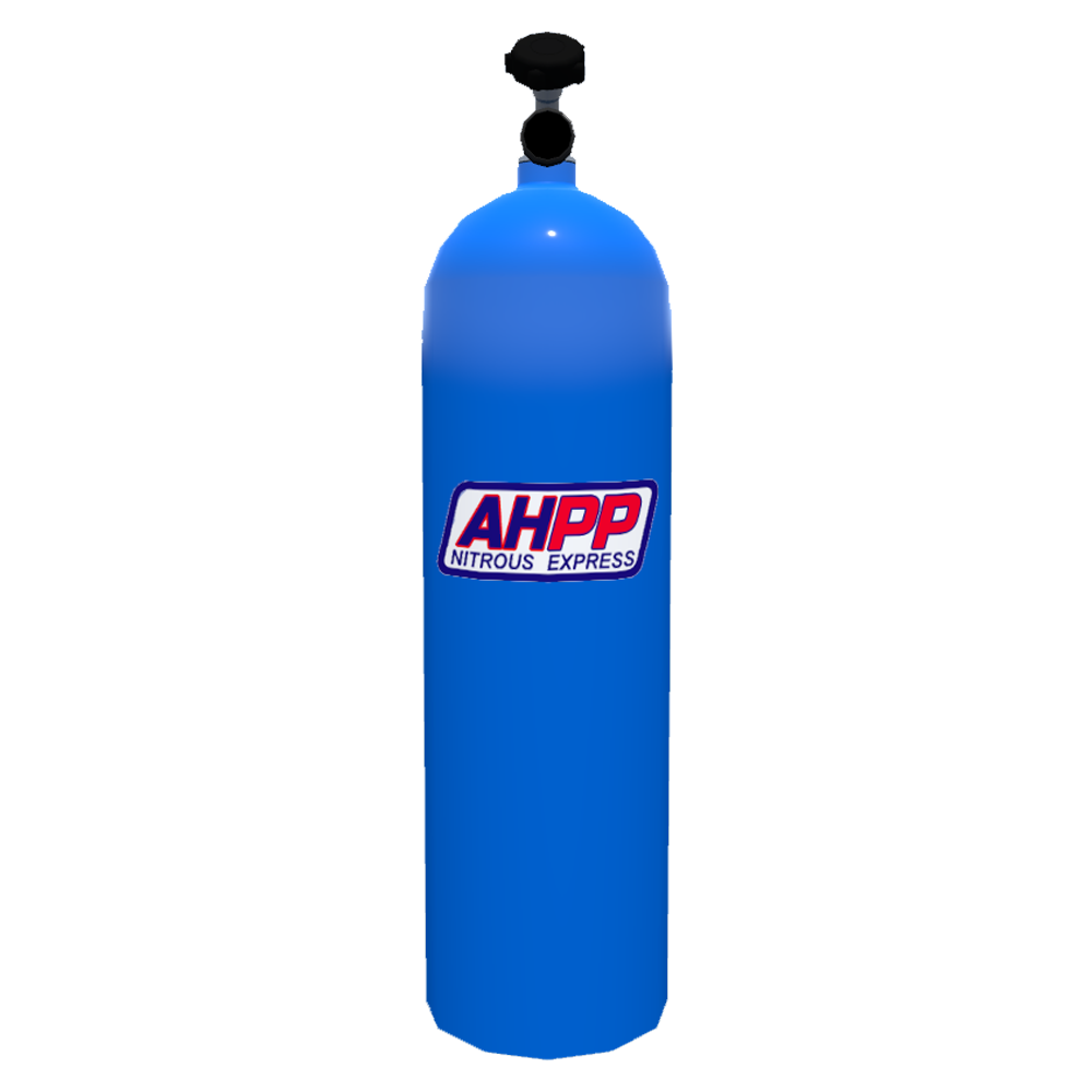 AHPP 15Lb Nitrous Bottle (6.89 Dia. X 26.69 Tall)