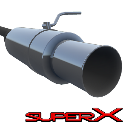 AHPP SuperX Flared Single Exit Exhaust System