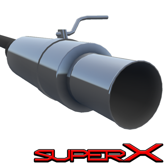 AHPP SuperX Flared Single Exit Exhaust System