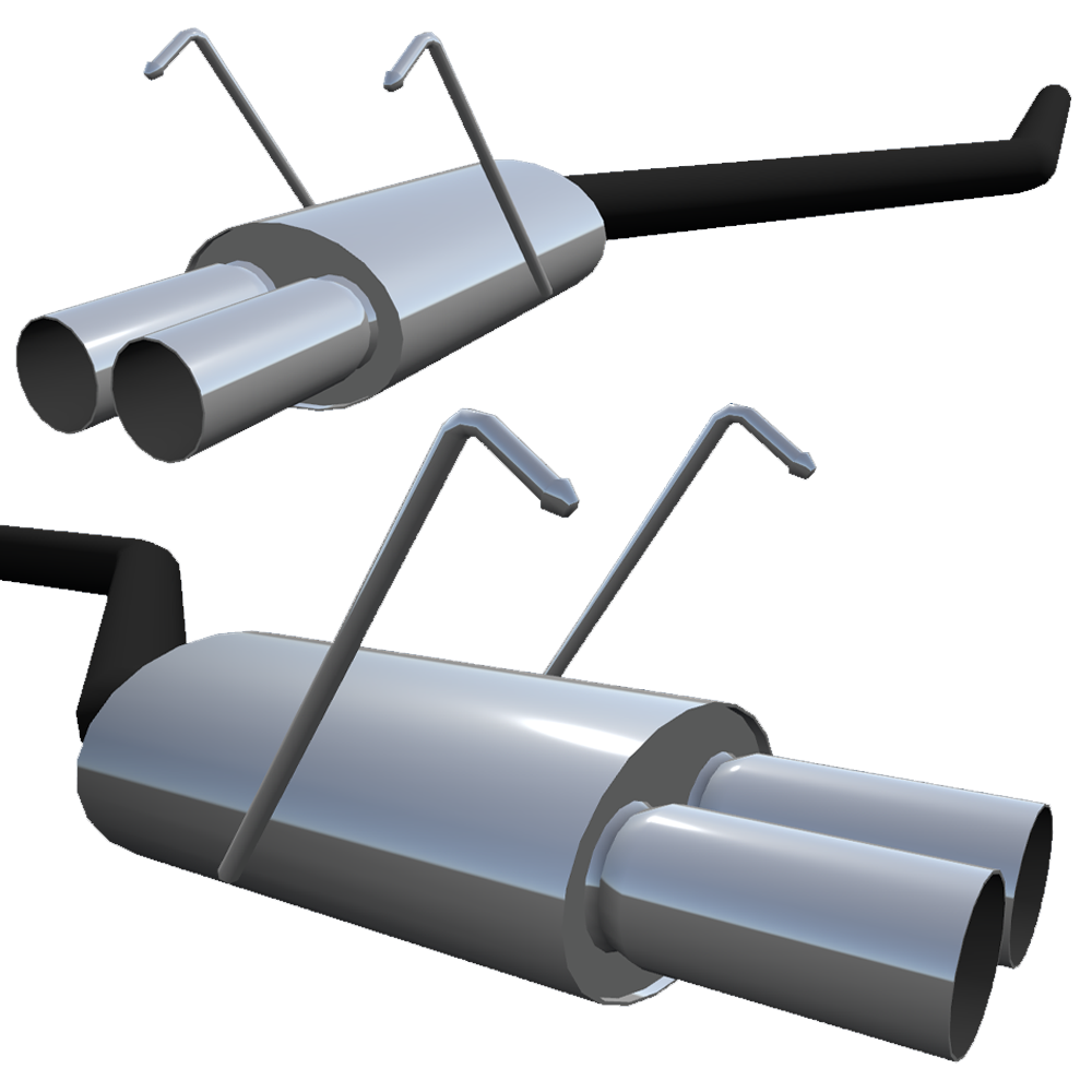 AHPP Hi-Flow Dual Exit Exhaust System